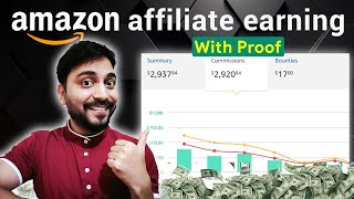 Earn ₹45000 with Amazon Affiliate Marketing in 2024 With Earnings Proof amazonaffiliate amazon [upl. by Annuaerb]