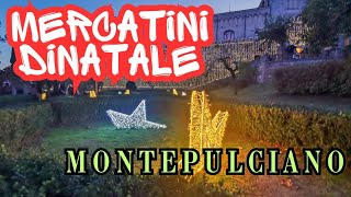 Mercatini di Natale a Montepulciano mercatinidinatale natale2023 natale montepulciano [upl. by Eiramlirpa]