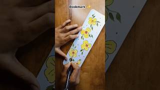 Bookmark ✨ watercolor art bookmarkpainting drawing tranding shorts [upl. by Latisha]