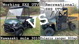 Comparing two different type side by sides farming vs Recreational sxs comparison [upl. by Tiana]