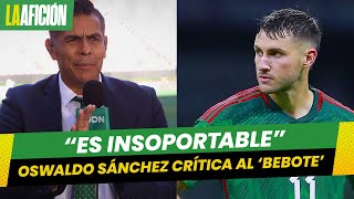 Oswaldo Sánchez es objeto de críticas por arremeter contra Santi Giménez [upl. by Nananne]