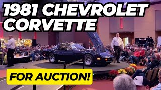 1981 Chevy Corvette For Auction [upl. by Johannes839]