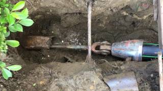 Pipe bursting sewer replacement [upl. by Sadella753]