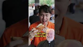 Uncle Roger  Costco Hot Dog Pizza Madness Minister Reacts reaction church food [upl. by Wampler]