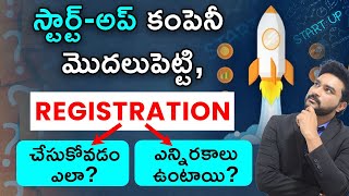 How To Start A Startup In Telugu  How To Register A New Business Complete Details In Telugu [upl. by Naol734]