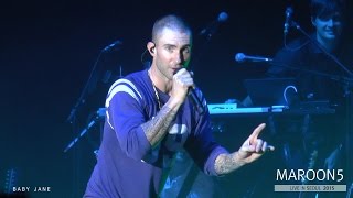 MAROON 5  Moves Like Jagger  Live in SEOUL 2015 0909 [upl. by Lark]