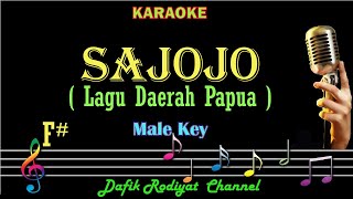 Sajojo Karaoke Lagu Daerah Papua Irian Jaya Nada PriaCowok Male key F [upl. by Derwon887]