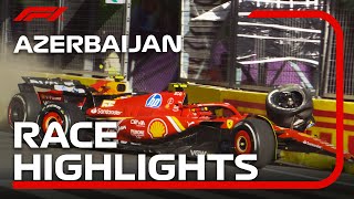 Race Highlights  2024 Azerbaijan Grand Prix [upl. by Dougall]