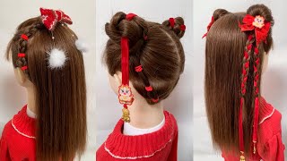 Cute and cool hairstyles for little girls  Kid braiding hairstyles that any parent can master [upl. by Stoops]