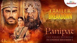 Panipat Trailer Breakdown Sanjay Dutt Arjun Kapoor Kriti Sanon  Ashutosh Gowariker [upl. by Pentheas41]