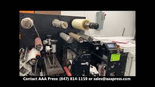 Mark Andy Digital Pro One CMYK1 Flexo Digital Press USED FOR SALE  AAA Press Listing  11507 [upl. by Rici]