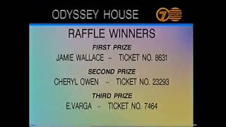 Odyssey House raffle results during 1995 Pre Season match Richmond v Carlton [upl. by Witcher776]