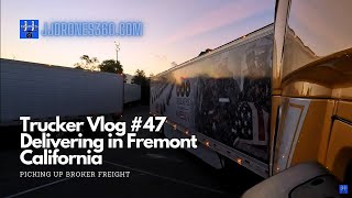 Trucker Vlog 47 Delivering In Fremont California and Filling Up The Blinker Fluid in the Process [upl. by Regdor137]