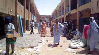 Mauritania capital Nouakchott No1 Bicycle fellow Akira Japanese [upl. by Ellenwad]