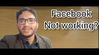 Why Facebook is not working   Fb down issue in Pakistan  Mark Zuckerberg Meta Glit ch  Instagram [upl. by Schecter325]