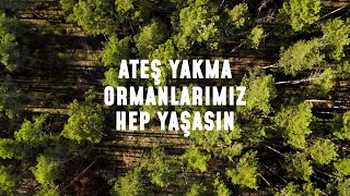 Ateş Yakma Ormanlarımız Hep Yaşasın DahaYanmadan  TEMA [upl. by Kipton262]