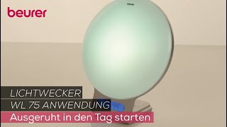 Lichtwecker für natürliches Einschlafen amp Aufwachen  Beurer WL 75 [upl. by Ahsilak]