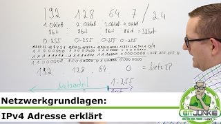 IPv4 Adresse einfach erklärt ip und Subnetzmaske erklärt [upl. by Marion785]