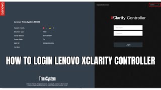 Cara Login Ke Lenovo Xclarity Controller [upl. by Berton314]