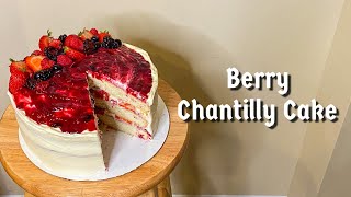 Delicious Berry Chantilly Cake [upl. by Scrogan]