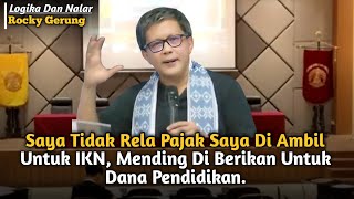 Kita Tidak Boleh Optimis Harus Pesimis Pada Bangsa Ini Tapi Pesimis Yang Rasional  Rocky Gerung [upl. by Yentrok296]