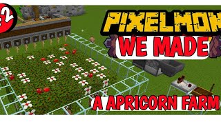 WE MADE A APRICORN FARM IN OUR PIXELMON WORLD PART2 [upl. by Kifar669]