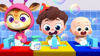 Clean Hands Song  Wash Your Hands  Good Habits Song  Nursery Rhymes amp Kids Songs  BabyBus [upl. by Ynna]