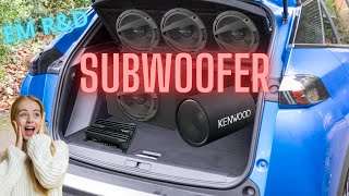 Come installare un SUBWOOFER su unauto di ultima generazione  How to install SUBWOOFER on your car [upl. by Sivie]