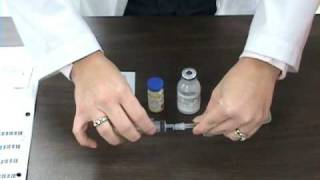 Reconstitution of a Powdered Medication [upl. by Naasah]