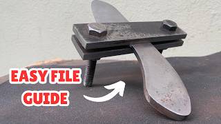 Knife Maker File Guide  Easy amp Simple Method [upl. by Stav]