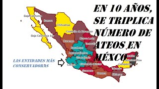 En 10 años triplicó México personas sin religión [upl. by Mcclain187]