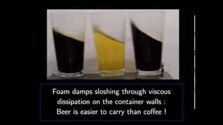 Beer inspires antisloshing science  2014 Gallery of Fluid Motion  APSDFD [upl. by Sato88]