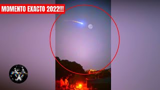 MOMENTO EXACTO en que ASTEROIDE CHOCA con la LUNA 2022 [upl. by Biebel]