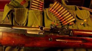 SKS Rifle amp Ammo Bandoleer [upl. by Aleka]