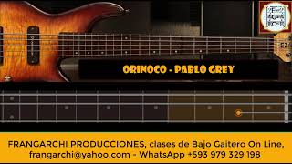 quotORINOCOquot versión de PABLO GREY Cover Bass [upl. by Henson]