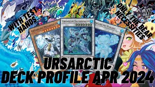 Ursarctic YuGiOh Deck Profile for April 2024 With Test Hands [upl. by Attekahs]