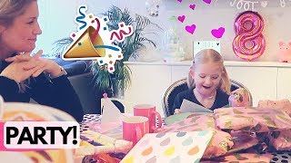 JOOL JARIG 🎉8 jaar amp discobowlen  Vlog 281  Diesna Loomans [upl. by Annoirb77]