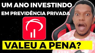 UM ANO INVESTINDO NA PREVIDÊNCIA PRIVADA DO BRADESCO VALEU A PENA COMO FUNCIONA [upl. by Leidgam]