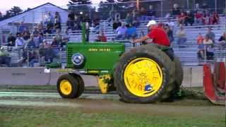 Uncle Bucks John Deere  Antique Tractor Pull Deerfield Fair 2011 [upl. by Leiser]