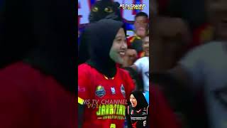 NGAKAK😂DILEDEKIN SUPORTER JABAR MEGAWATI MALAH ASIK JOGET [upl. by Liddle]