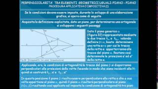 29 Geometria descrittiva dinamicaPerpendicolarità tra piani [upl. by Whitby116]