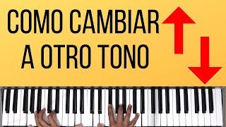 Como Cambiar a Otro Tono  Tutorial de Piano [upl. by Canute]