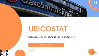 Uricostat  Use side effects and mechanisms of action  Febuxostat [upl. by Yager961]