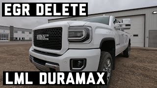 How To EGR Delete on LML Duramax STEP BY STEP [upl. by Aneeras404]