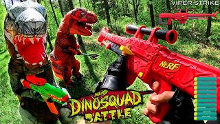 NERF GUN DINOSQUAD BATTLE 4  Nerf First Person [upl. by Iy]