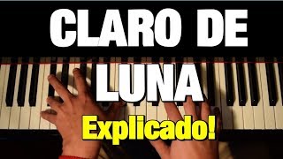 CLARO DE LUNA  PIANO TUTORIAL  BEETHOVEN SONATA [upl. by Esinel]