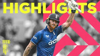 Stokes Bludgeons Record 182  Highlights  England v New Zealand  3rd Mens Metro Bank ODI 2023 [upl. by Sadirah]