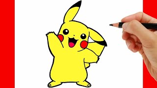 COME DISEGNARE UN PIKACHU FACILE [upl. by Kaliski]