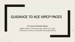 How to Ace MRCP PACES UK  Part 2 [upl. by Leviralc]