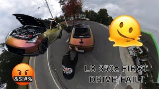 DRIVING LS SWAPPED 350Z PART 1 CASUAL DRIVE [upl. by Nagam]